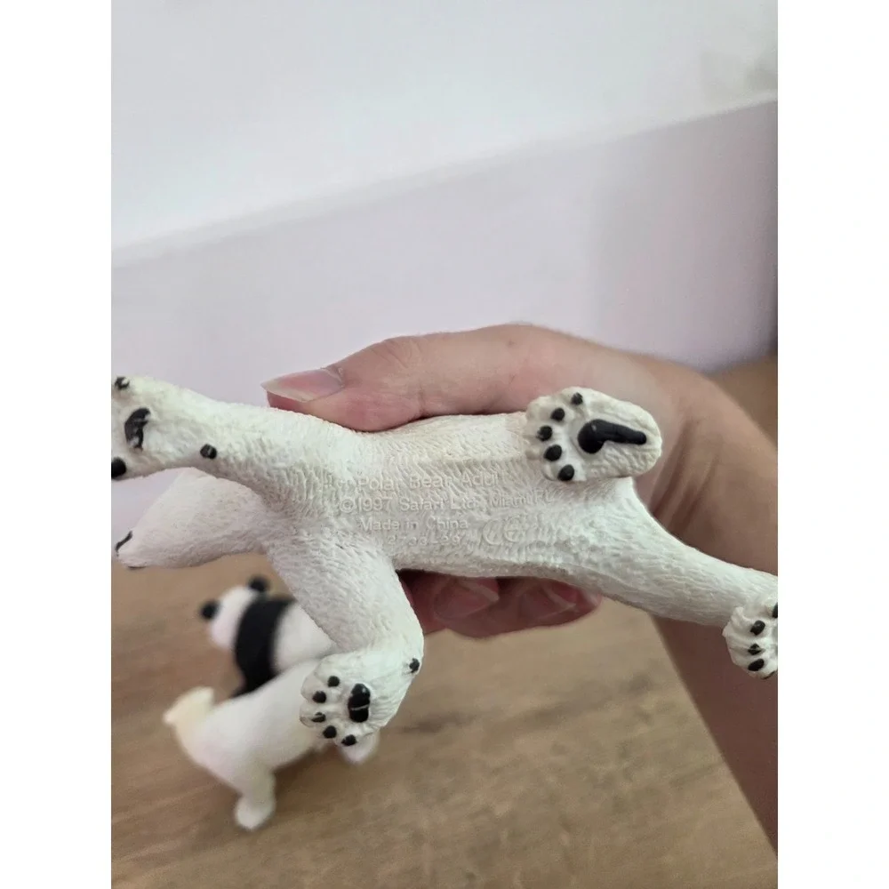 PAPO Lot Set of 7 Bear Figures Grizzly Polar Panda Cub